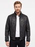 Men HST Real Soft Lambskin Bomber Leather Jacket Style - 1127