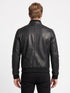Men HST Real Soft Lambskin Bomber Leather Jacket Style - 1127