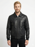 Men HRTN Real Leather Bomber Jacket Style -382