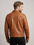 Men Japanes Classic Vintage Brando Utility Biker Real Leather Jacket Style - 1123