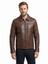 Men LFS Biker Real Leather Jacket Style - 1165