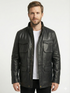Men M65 Field Leather Jacket Style - 1043