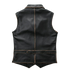 Motorcycle Distress Leather Vest