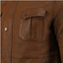 Men Noda-4 Brown Real Leather Jacket Style - 971
