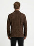 Men O-Land Brown Suede Casual Leather Blazer Coat Style - 535