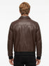 Men PLS Real Leather Bomber Jacket Style - 1204