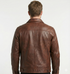 Men Persian Biker Cafe Racer Waxed Leather Jacket Style - 1020