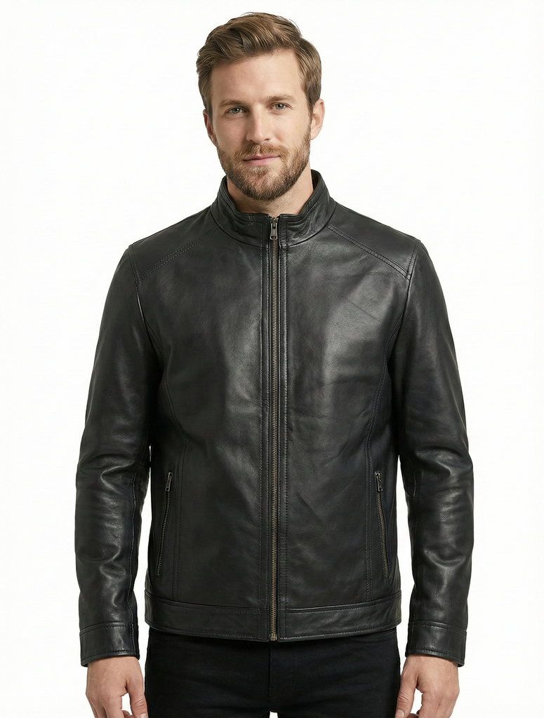 Men Rezo Real Leather Jacket Style - 779