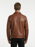 Men RVS Real Leather Biker Jacket Style - 1169