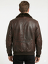 Men Alex-2 Cafe Racer Distess Brown Real Leather Jacket Style - 778