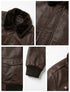 Men Alex-2 Cafe Racer Distess Brown Real Leather Jacket Style - 778