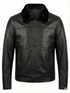 Men Elegant Lambskin Biker Leather Jacket Removable Fur Collar Style - 614