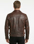 Men MPX Biker Brando Motorcycle Real Leather Jacket Style - 1032