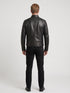 Men Sword Biker Real Leather Jacket Style - 134