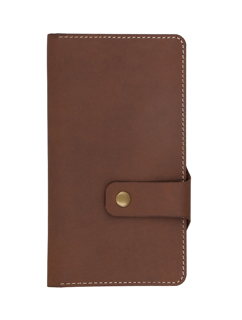 Ladies Organiser Purse - Real Leather Wallet with Mobile Phone Compartment