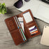 Ladies Organiser Purse - Real Leather with RFID Protection - 12 Credit Card Wallet with Mobile Phone Compartment