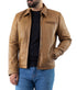 Men RLP Biker Real Leather Jacket Style - 943