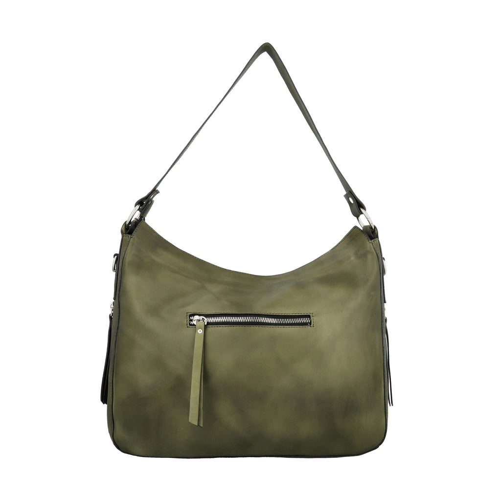 Women Genuine Leather Hobo bag Style - 1