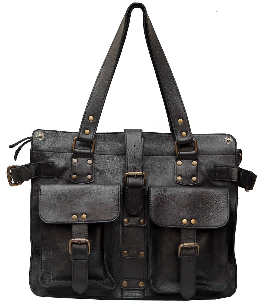 Women Real Leather Shoulder Bag Handbag Style-19