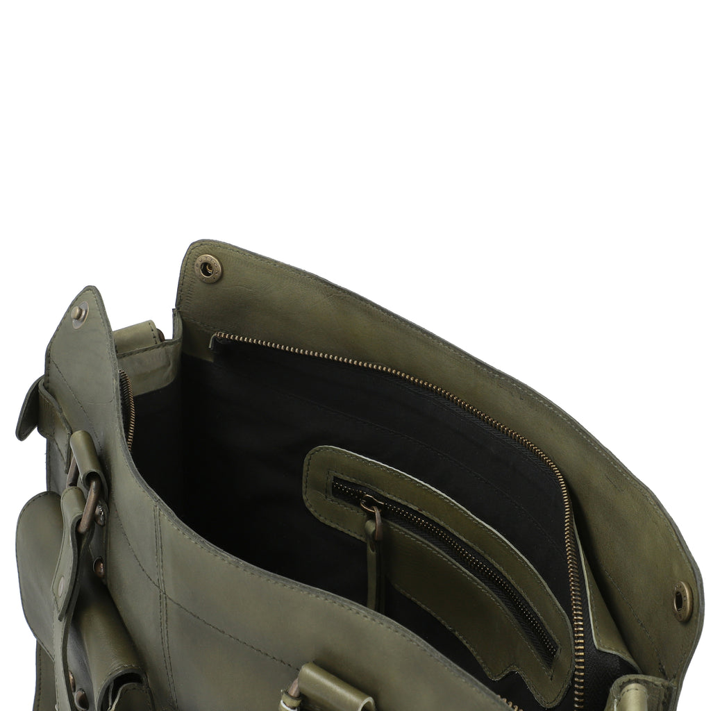 Women Real Leather Shoulder Bag Handbag Style-19