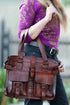 Women Real Leather Shoulder Bag Handbag Style-19