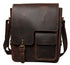 Men Shoulder Crossbody Pull-up Leather Bag for travel and office