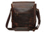 Men Shoulder Crossbody Pull-up Leather Bag for travel and office