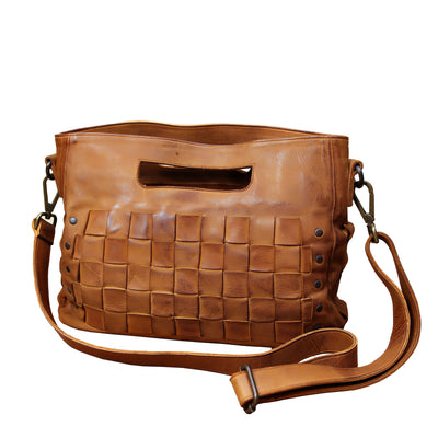 Women Tote bag Real Leather Shoulder Cross Body Handbag Style-4