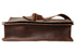 Men Leather Messenger Shoulder Bag - Fits 13 to 14 Inch Laptop - Medium/Large Work Bag For A4 Notebooks
