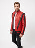 Men Michael Jackson Thriller Real Red Leather Jacket Style - 202