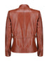 Woman Real Leather Classic Jacket Soft Lambskin