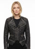 Women WWE Diva Black Leather Jacket Style - 374