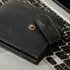 Mens Genuine Leather RFID Blocking Bifold Wallet Sleek Design with Strap