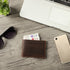 Men Genuine Pull-up Leather Wallet Sleek Design
