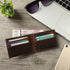 Men Genuine Pull-up Leather Wallet Sleek Design