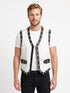 Men Real Leather Lambskin The Warriors Vest Style - 356