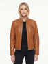 Women Giacca Real Leather Biker Jacket Soft Lambskin Style - 384