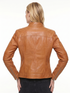 Women Giacca Real Leather Biker Jacket Soft Lambskin Style - 384