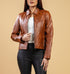 Women Jennifer Lopez Real Leather Lambskin Leather Jacket Style - 750
