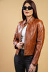 Women Jennifer Lopez Real Leather Lambskin Leather Jacket Style - 750