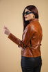 Women Jennifer Lopez Real Leather Lambskin Leather Jacket Style - 750