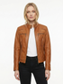 Women Koza Real Leather Biker Jacket Soft Lambskin Style - 454