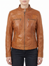 Women Koza Real Leather Biker Jacket Soft Lambskin Style - 454