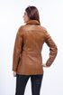 Women Noda-2 Real Three-quarter Lambskin Leather Coat Style - 969