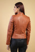Women Noda-3 Real Leather Biker Lambskin Jacket Style - 970