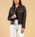 Women Noda Real Snuff Lambskin Leather Jacket Style - 968