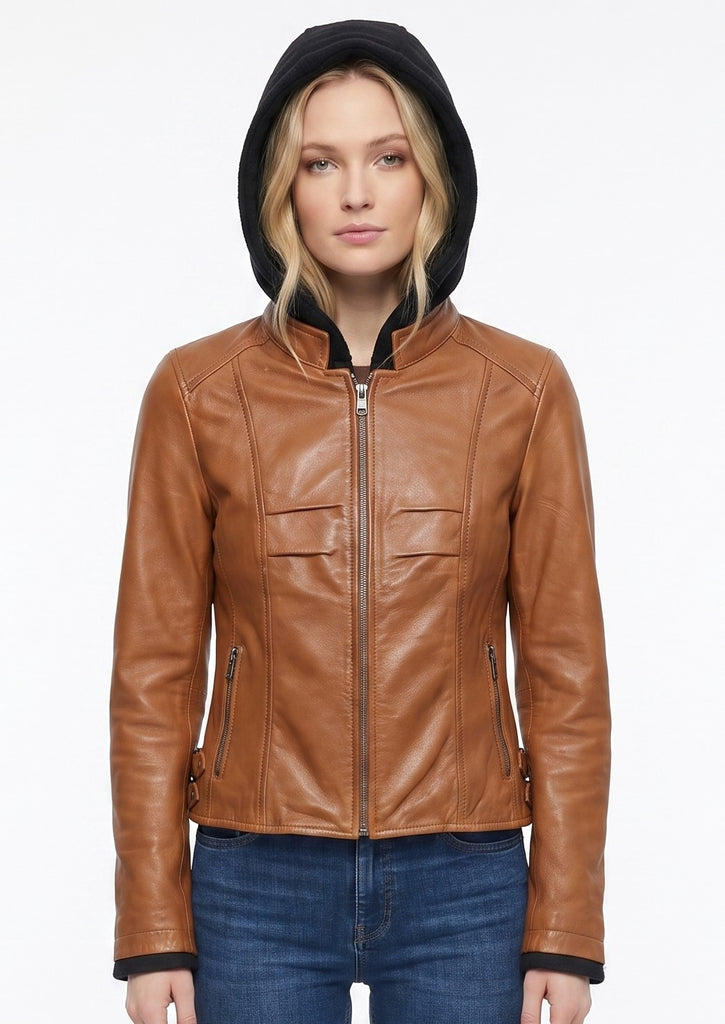 Women Resident Evil 9 Grace Ashcroft Real Leather Jacket Style -1200