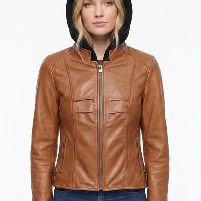 Women Resident Evil 9 Grace Ashcroft Real Leather Jacket Style -1200