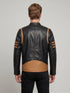 Men X MEN XO Wolverine Logans Biker Real Leather Jacket Style - 950