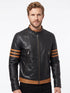Men X MEN XO Wolverine Logans Biker Real Leather Jacket Style - 950